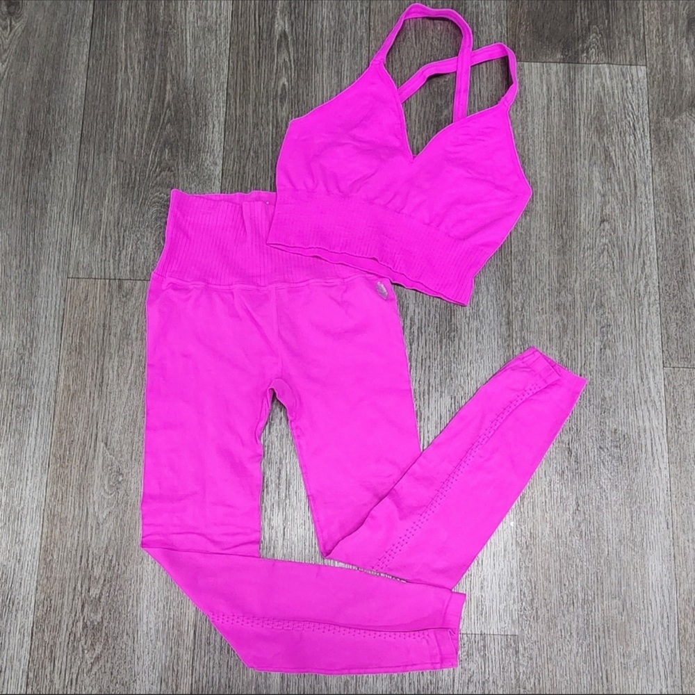 NEW Free People Good Karma Leggings & Bra Top Set